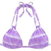s.Oliver Top de bikini lila / blanco