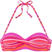 s.Oliver Top de bikini naranja / rosa / magenta