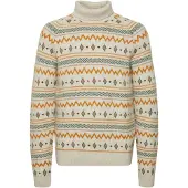 Blend Jersey beige / gris / rojo