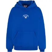 FELICIOUS Sudadera azul real / blanco