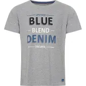 Blend Camiseta 'BHArtur' zafiro / gris moteado / negro / blanco