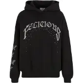 FELICIOUS Sudadera negro / blanco