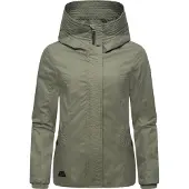 Ragwear Chaqueta funcional 'Vannesa' verde / negro