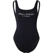 Marc O'Polo Traje de baño 'Essentials' negro / blanco
