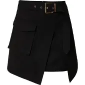 Marina Hoermanseder Falda oro / negro