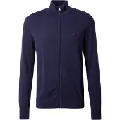 Tommy Hilfiger Cárdigan 'Flag Embroidery Zip-thru' navy