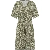 HEINE Vestido camisero oliva / offwhite