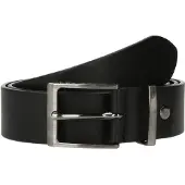Les deux Cinturón 'Walker' negro / plata