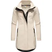 Ragwear Sudadera con cremallera 'Letrice' beige moteado / negro
