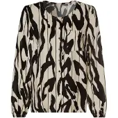 HEINE Blusa beige / negro