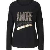 HEINE Camiseta marrón / oro / gris / negro