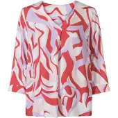 HEINE Blusa lila / rosa / rojo / blanco