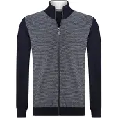 Jacey Quinn Cárdigan azul / gris / negro