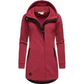 Ragwear Sudadera con cremallera rosa
