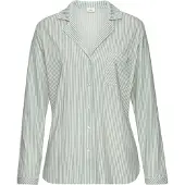 s.Oliver Camiseta para dormir verde / blanco