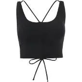 OCEANSAPART Top deportivo 'Gianna' negro