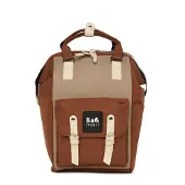 Bagmori Bolsa para pañales beige / marrón / negro