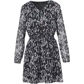 KOROSHI Vestido gris / negro