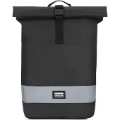 OAK25 Mochila 'Everyday Rolltop Bike' gris / negro