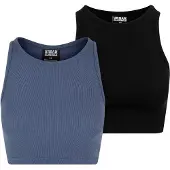 Urban Classics Top zafiro / negro