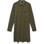 Vero Moda Vestido camisero 'Vilja' caqui
