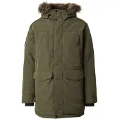 Superdry para hombre. M5011929A Parka de pelo sintético Everest verde (XXL), Casual, Poliéster Reciclado, Sostenible, outlet 2026.