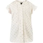 Faina Blusa 'Mimo' crema / oro / blanco