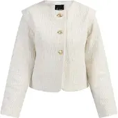 Faina Blazer blanco lana
