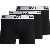 BOSS Calzoncillo boxer 'Power' gris claro / negro / blanco