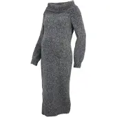 ONLY Maternity Vestido de punto gris moteado