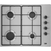 Beko Placa De Gas Higg64103sxn 60 Cm 4 Fuegos