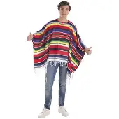 Creaciones Llopis Disfraz De Poncho Mexicano Monterrey