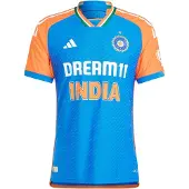 Adidas adidasCamiseta Cricket T20I India XS Dark Blue / True Orange Hombre