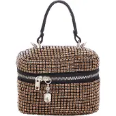NAEMI Bolso de mano oro / negro / plata