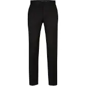 BOSS Pantalón de pinzas 'H-Genius-Tux' negro