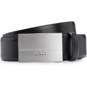 BOSS Cinturón negro / plata