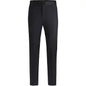 BOSS Pantalón de pinzas 'H-Genius' azul noche