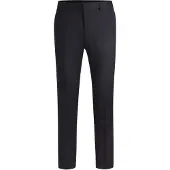 BOSS Pantalón de pinzas 'Wenten' azul oscuro