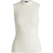 BOSS Top de punto 'Feskies' offwhite