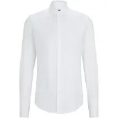 BOSS Camisa de negocios ' H-Hank ' blanco
