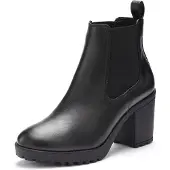 LASCANA Botas Chelsea negro