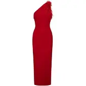 Kraimod Vestido de noche rojo