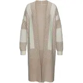 LASCANA Cárdigan beige / blanco
