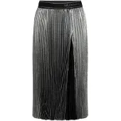 Karl Lagerfeld Foil Pleated Skirt Gunmetal Talla: 40 | Faldas Midi Outlet | Mujer | Gris