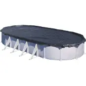 Swim & Fun Cubierta de invierno para piscinas de acero con forma ovalada, modelo CIPROV911 – 1030 x 560 cm