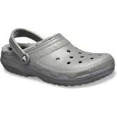 Crocs Zuecos CLASSIC LINED CLOG mujer - Gris - 37 / 38