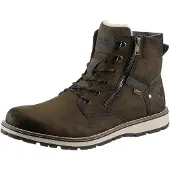 Rieker Botas con cordones gris / oliva