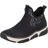 Rieker Botines azul oscuro / esmeralda / negro / offwhite