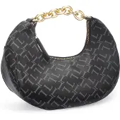 LASCANA Bolso de mano azul / oro / negro
