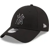 New Era Gorra 'POP OUTLINE 9FORTY' negro / blanco